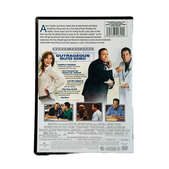 Happy Madison’s (2007)- “I Now Pronounce You Chuck & Larry”-DVD-VERY GOOD-Used - Picture 2 of 5